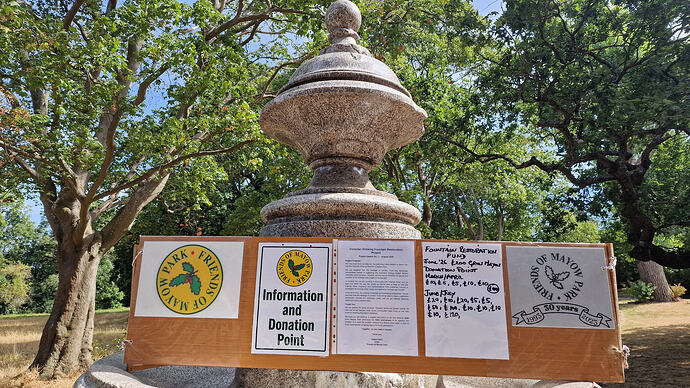 Refurbishment of the Mayow Fountain