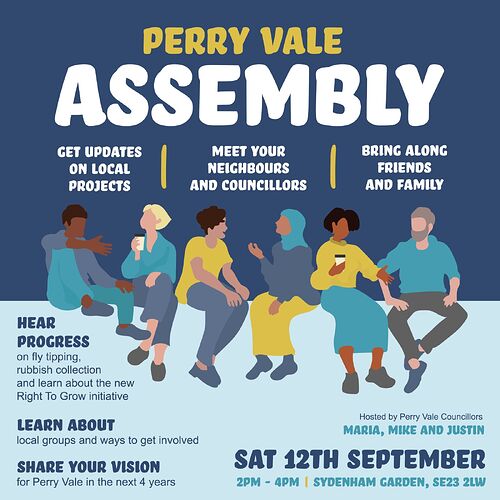 Perry Vale Ward Residents Assembly 12th Sept