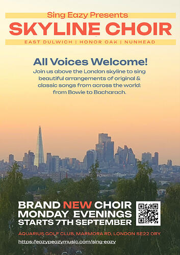 Brand New Choir Starting at Aquarius Golf Club. Song with a View!