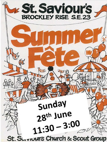 Summer fair at St Saviour's church