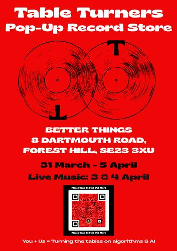 Table Turners Flyers A4