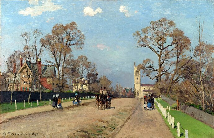 Camille_Pissarro_-_The_Avenue,Sydenham(1871)