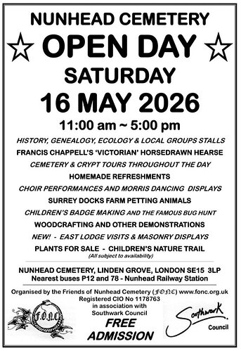 nunhead cemetery open day