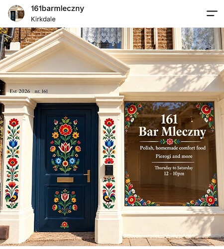 Aga's is back. 161 Bar Mleczny